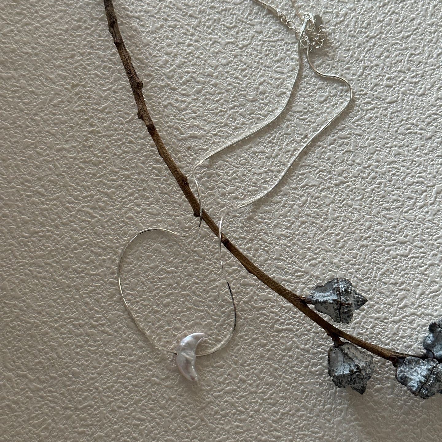 Moon Baroque Pearl Necklace