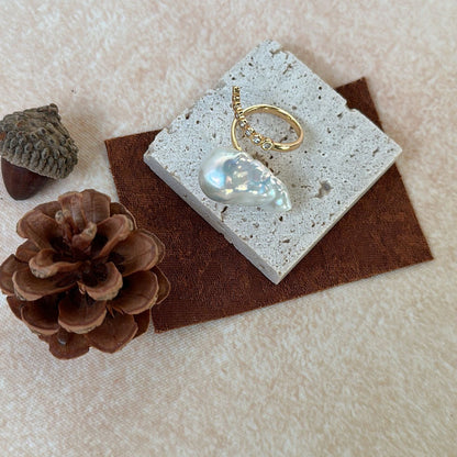 Baroque Pearl Ring