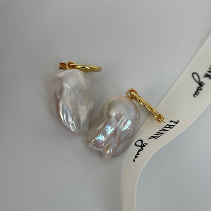 Baroque Pearl Drop Earrings