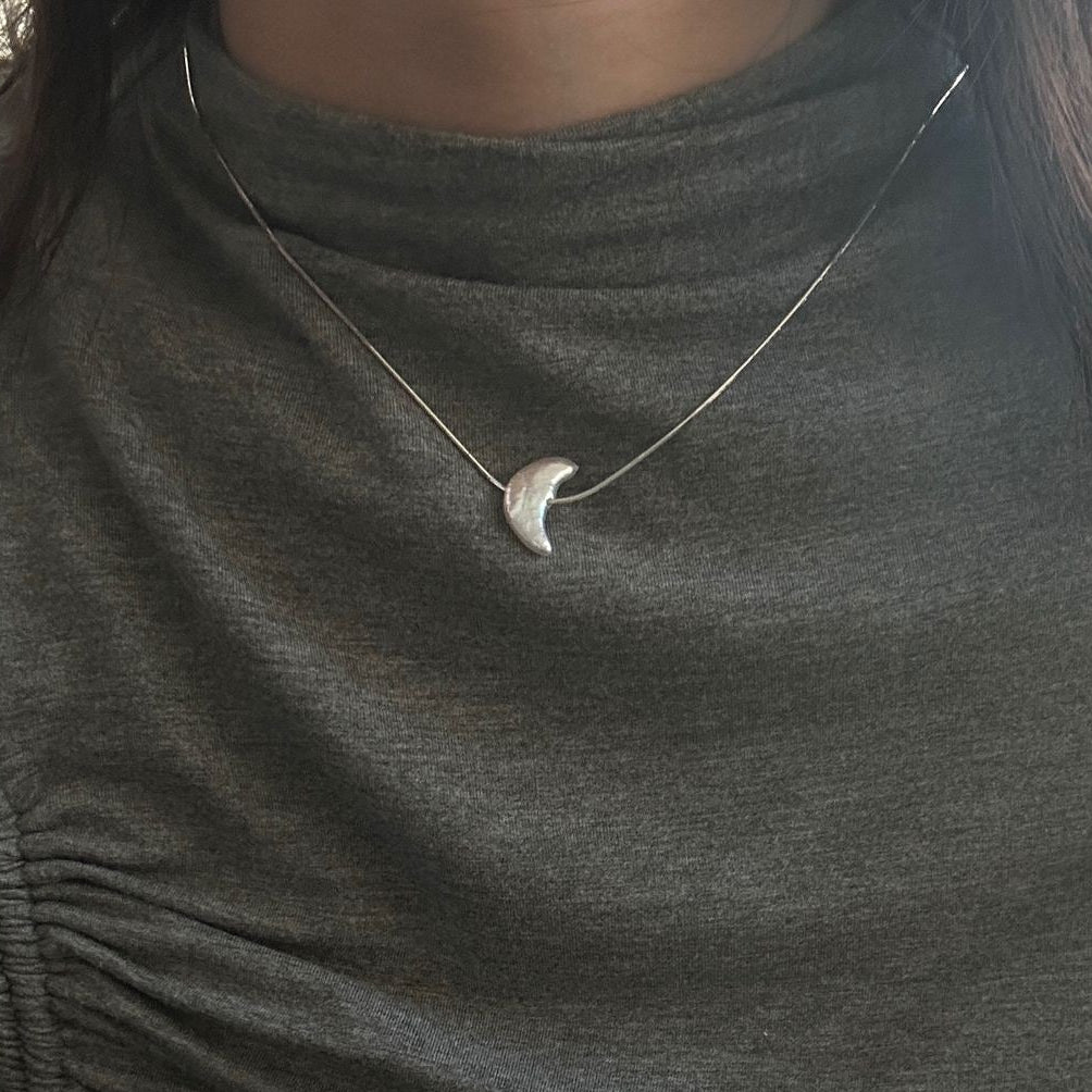 Moon Baroque Pearl Necklace